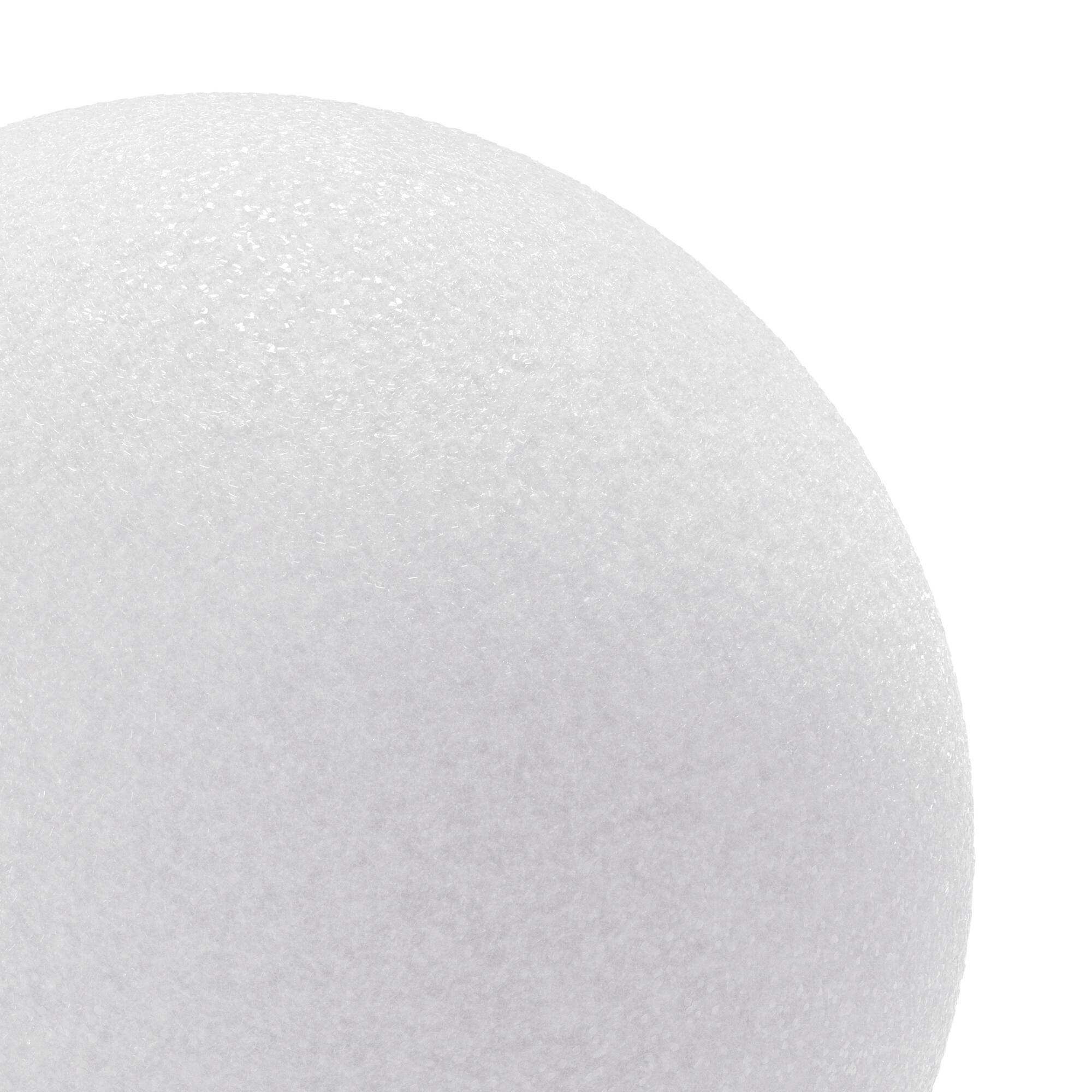 12 Pack: FloraCraft® White Foam Ball, 7.6"